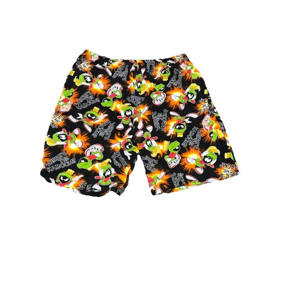 LOONEY TUNES Marvin The Martian Pajamas Shorts Pants Mens Sz 2XL - Picture 1 of 12